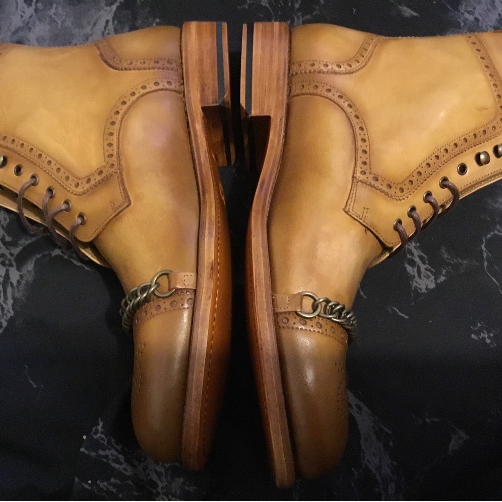 Taft Mens The Grail boot in Honey. - Picture 5 of 10